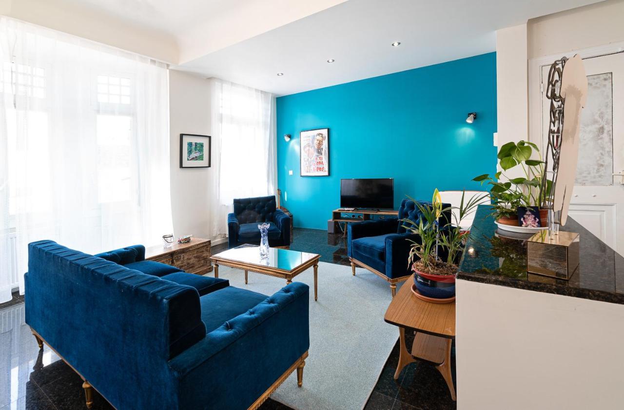 Spacious & Artistic Retro 2Bd Apt With Sauna Athen Eksteriør billede